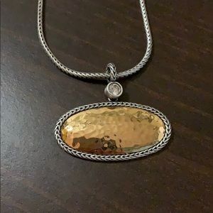 Vintage gold and silver necklace